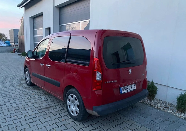 Peugeot Partner cena 16500 przebieg: 233000, rok produkcji 2008 z Kępno małe 22